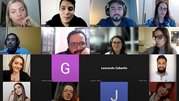 Encontro ao vivo com alunos da Escola Aplicar